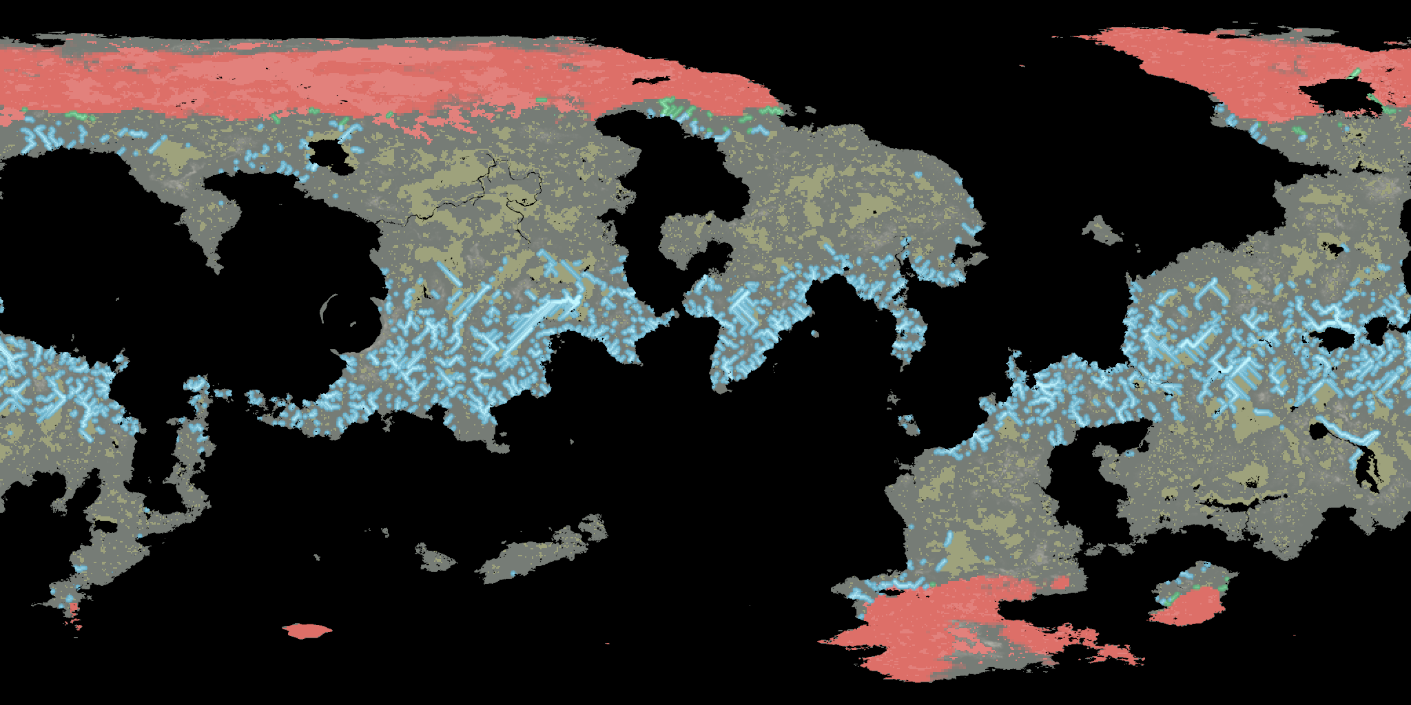 Rivers / Lakes Map